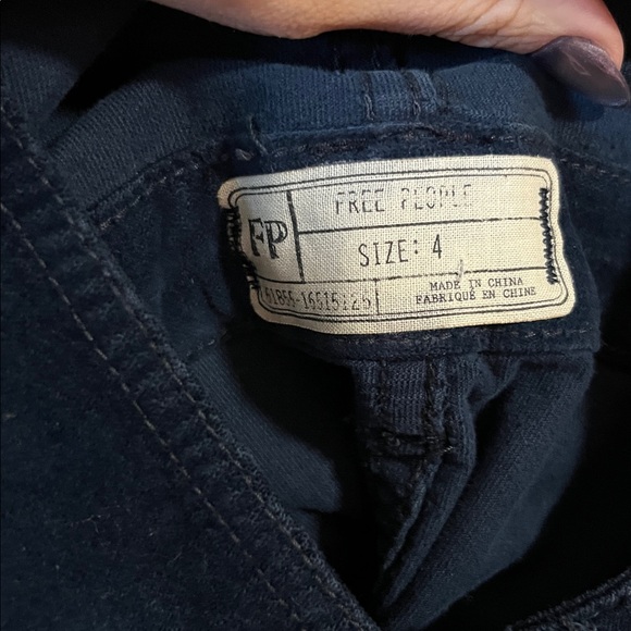 Free People Navy Strappy Mini Dress - Picture 3 of 5